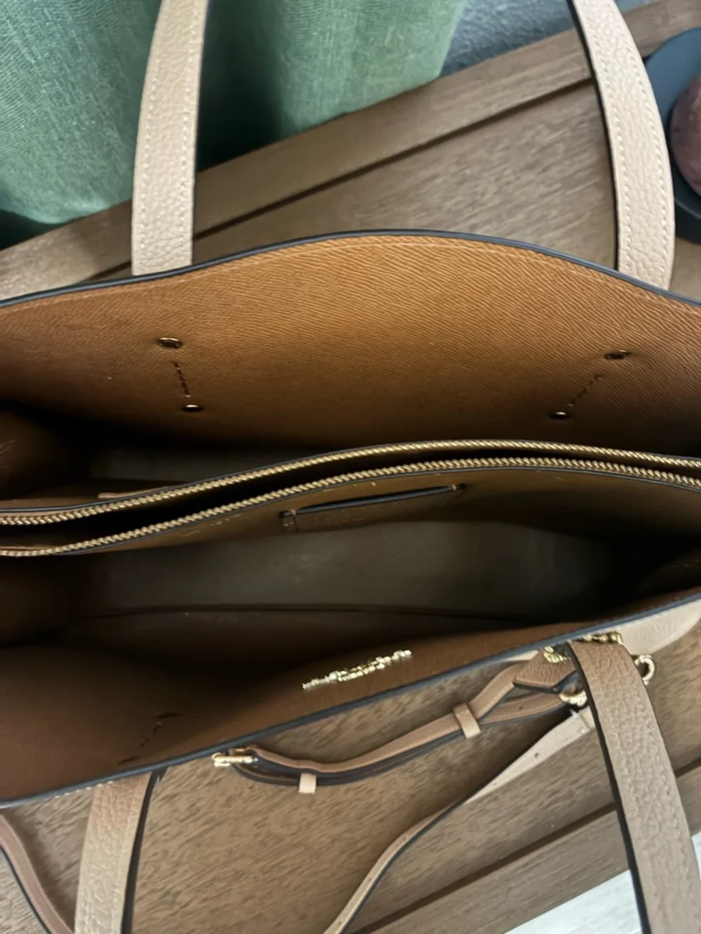 Coach Pebbled Leather Tote - Picture 9 of 11